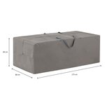 Madison Housse de coussins d'extérieur 175 x 80 x 60 cm Gris