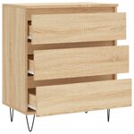 vidaXL Buffet Chêne sonoma 60x35x70 cm Bois d'ingénierie