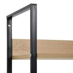 vidaXL Bibliothèque à 5 niveaux chêne 60x27 6x158 5 cm bois ingénierie