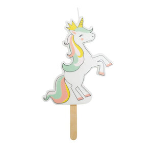 Grande bougie - Licorne 14 5 x 6 3 x 1 cm