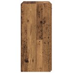 vidaXL Meuble de rangement vieux bois 80x42 5x93 5 cm en bois d'ingénierie