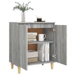 vidaXL Buffet Sonoma gris 60x35x70 cm Bois d'ingénierie