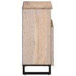 vidaXL Buffet 60x34x75 cm bois de manguier massif