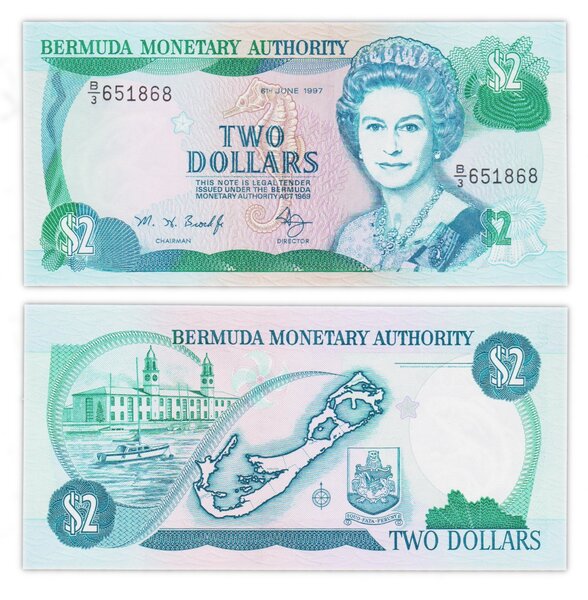 Billet de collection 2 dollars 2000 Bermudes - Neuf - P50a