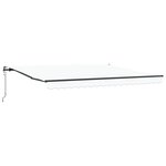 vidaXL Store Rétractable Automatique Blanc 400x350 cm