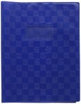 Protège-cahier Madras PVC 22/100e Avec Rabat Marque page 21x29,7 jaune CALLIGRAPHE