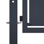 vidaXL Portail de jardin Acier 300 x 100 cm Anthracite
