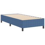 Cadre de lit vidaXL Bleu 90x190 cm en tissu velours côtelé