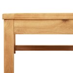 vidaXL Salon de jardin avec coussins 9 Pièces bois massif d'acacia