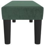 vidaXL Banc Vert foncé 100x30x30 cm Velours