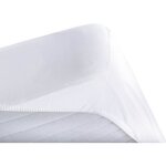 Protège matelas absorbant anti-acariens en coton 160 x 200 cm