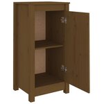vidaXL Buffet marron miel 40x35x80 cm bois massif de pin