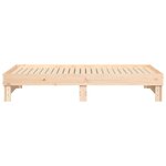 vidaXL Lit coulissant sans matelas 2x(90x190) cm Bois de pin massif