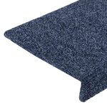 vidaXL Tapis de marches d'escalier 10 Pièces 65x21x4 cm Aiguilleté