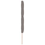 vidaXL Cabeçalho LED Taupe 100 cm Tecido