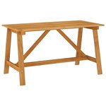 vidaXL Mobilier de salle à manger de jardin 5 Pièces Bois d'acacia solide
