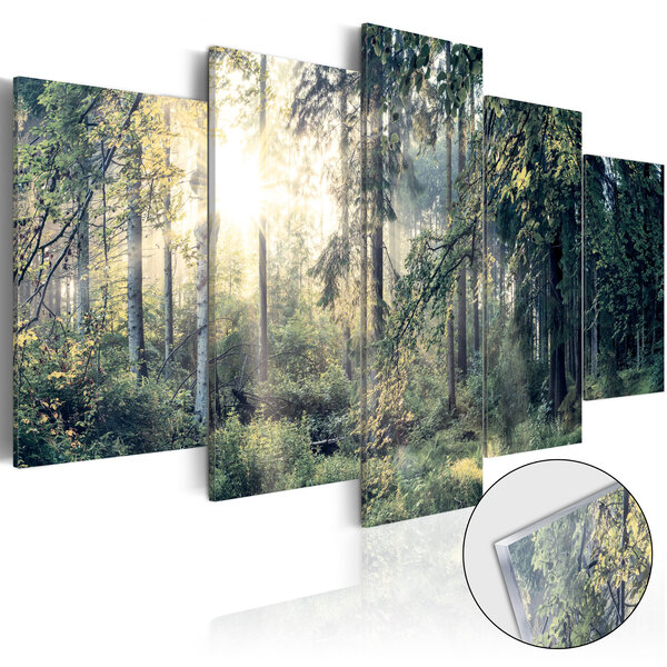 Tableau sur verre acrylique - fairytale landscape [glass] l x h en cm 200x100