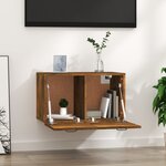 vidaXL Armoire murale Chêne fumé 60x36 5x35 cm Bois d'ingénierie