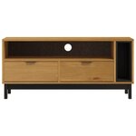 vidaXL Meuble TV FLAM 110x40x50 cm bois massif de pin