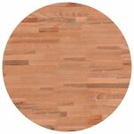 vidaXL Table de bar Ø60x90 5 cm bois massif de hêtre