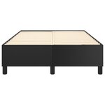 vidaXL Cadre de lit sans matelas noir 120x200 cm similicuir
