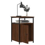vidaXL Tables de chevet 2Pièces Chêne marron 40x42x60cm Bois d'ingénierie