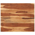 vidaXL Dessus de table bois massif d'acacia 15-16 mm 70x80 cm