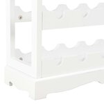 vidaXL Armoire à vin Blanc 70 x 22 5 x 70 5 cm MDF