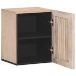 vidaXL Armoire murale de salle de bain 38x34x48cm bois massif manguier