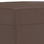 vidaXL Repose-pied Marron 70x55x41 cm Similicuir