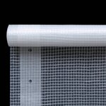 vidaXL Bâche Leno 260 g/m² 4 x 8 m Blanc
