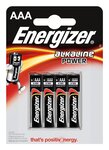 Blister de 4 Piles Alcaline Power LR03 AAA ENERGIZER