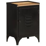 vidaXL Ensemble de meubles salle de bain 4 Pièces fer et bois de manguier