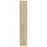 vidaXL Armoire de salle de bain Chêne sonoma 30x30x183 5 cm Aggloméré