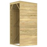 vidaXL Abri de stockage de jardin 100x110x218 cm Bois de pin imprégné