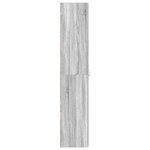 vidaXL Armoire à chaussures Gris Sonoma 80x35 5x180 cm Bois d'ingénierie