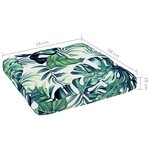 vidaXL Pouf palette de jardin Bois de pin imprégné de blanc