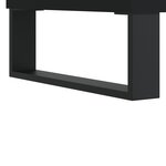 vidaXL Table basse Noir 60x44 5x45 cm Bois d'ingénierie
