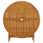 vidaXL Ensemble de salle à manger de jardin 5 Pièces bois d'acacia solide