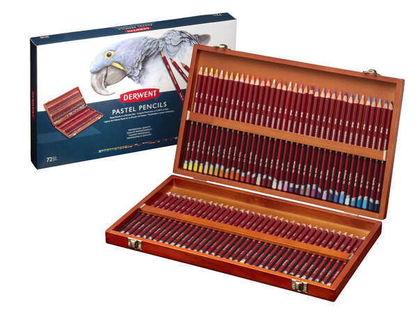 Coffret 72 Crayons Pastel Derwent