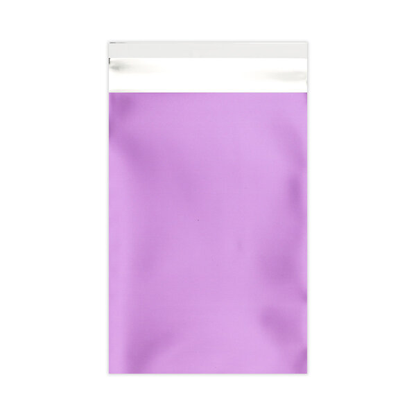 Lot de 100 sachet alu mat lilas 162x114 mm (c6)