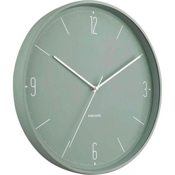 Horloge en métal mat numbers & lines 40 cm