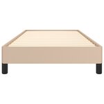 vidaXL Cadre de lit Cappuccino 90x190 cm Similicuir