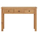 vidaXL Coiffeuse 110x40x75 cm Bois de chêne massif