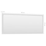 vidaXL Ensemble de meubles de salle de bain Blanc Aggloméré