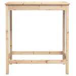 vidaXL Table de bar 100x50x110 cm bois massif de pin