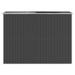 vidaXL Abri de jardin Anthracite 192x274x223 cm Acier galvanisé