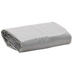 vidaXL Bâche gris 2 5x4 5 m 650 g/m²