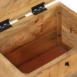vidaXL Boîte de rangement 39x28x31 cm Bois massif d'acacia