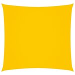 vidaXL Voile de parasol Tissu Oxford carré 2 5x2 5 m Jaune